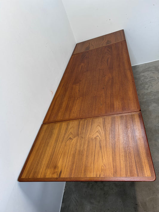 Tavolo rettangolare Johannes Andersen design vintage 1960 | nr10275
