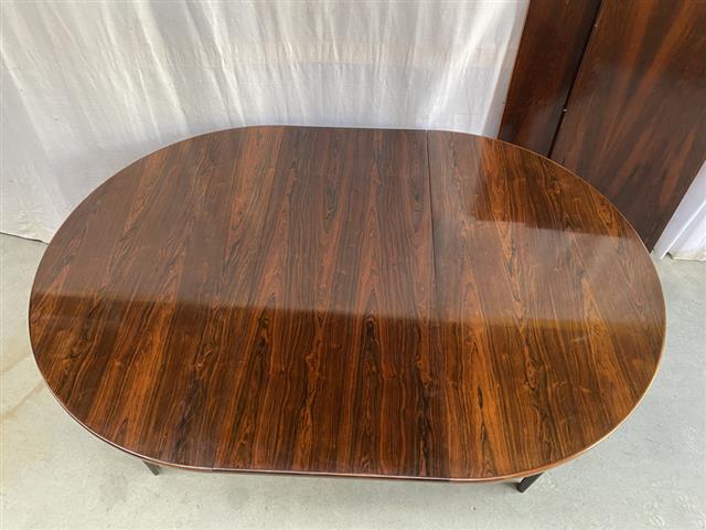 Tavolo Oman Jun rotondo vintage design danese anni 50 [j41416]