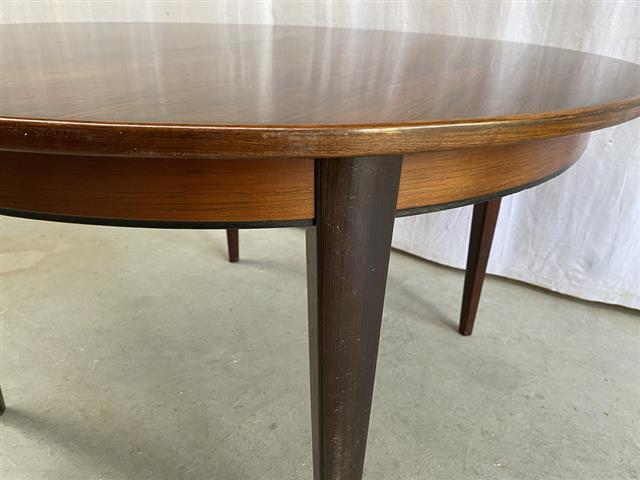 Tavolo Oman Jun rotondo vintage design danese anni 50 [j41416]