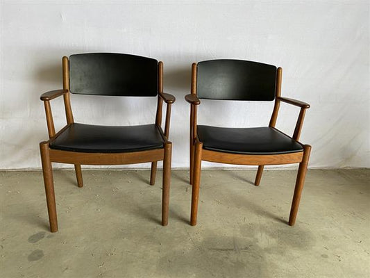 Sedie Poul Volther design danese vintage [j43456] misure da richiedere
