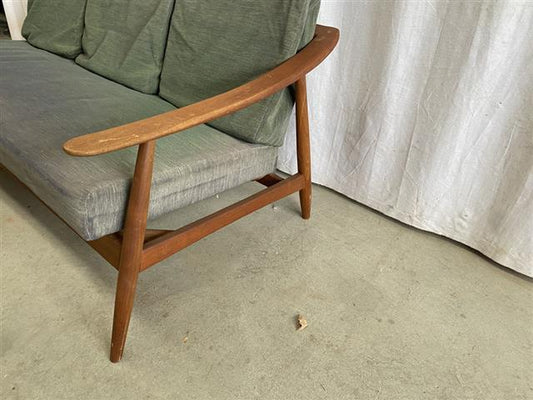 Divano design danese vintage anni 50 [j43592] misure H.63 L.165 P.78