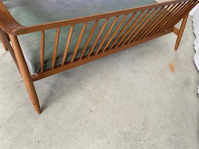 Divano design danese vintage anni 50 [j43592] misure H.63 L.165 P.78