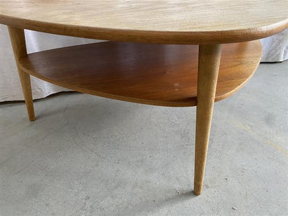 Tavolino vintage design danese anni 60 [j43683] misure H.54 L.124 P.74