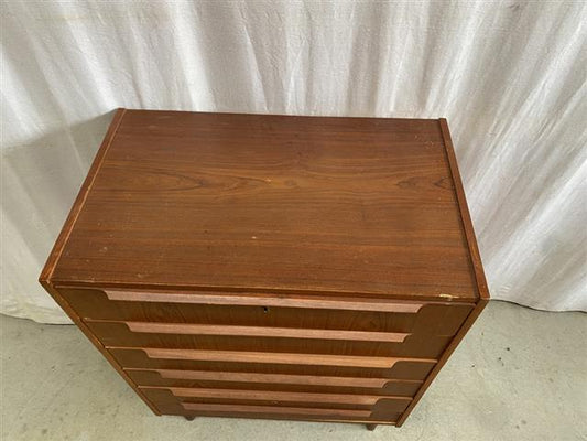Cassettiera vintage design danese anni 60 [j43797] misure L.74 H.101 P.46
