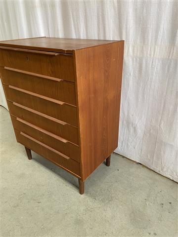 Cassettiera vintage design danese anni 60 [j43797] misure L.74 H.101 P.46
