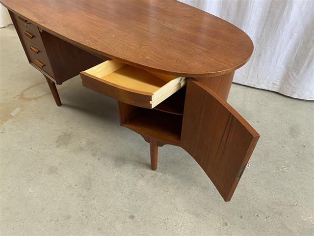 Scrivania design danese vintage anni 50 [j43887] misure su richiesta