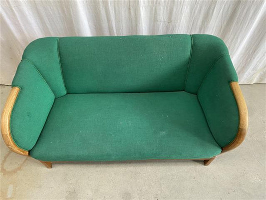 Divano design danese vintage anni 50 [j43930] misure H.75 L.142 P.80