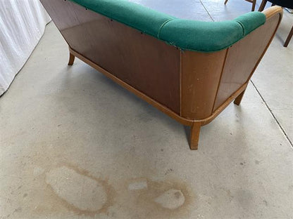 Divano design danese vintage anni 50 [j43930] misure H.75 L.142 P.80