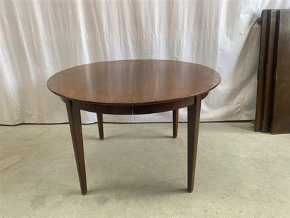 Tavolo vintage design danese anni 60 [j44083] misure H,73,5 D.115+3x50
