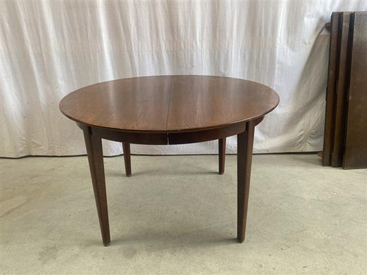 Tavolo vintage design danese anni 60 [j44083] misure H,73,5 D.115+3x50