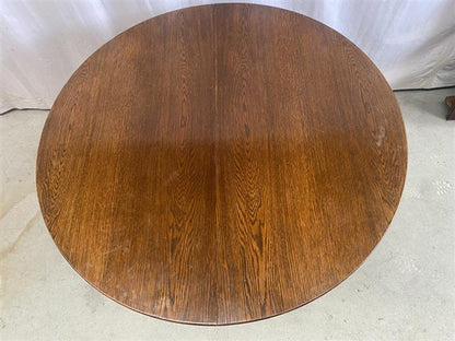 Tavolo vintage design danese anni 60 [j44083] misure H,73,5 D.115+3x50