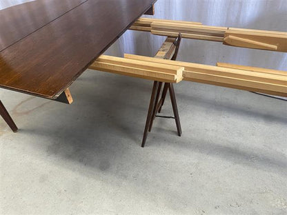 Tavolo vintage design danese anni 60 [j44083] misure H,73,5 D.115+3x50