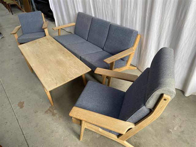 Set salotto Hans Wegner design danese vintage [j44127] misure da richiedere
