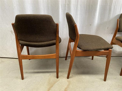 Sedie Arne Vodder design danese vintage [j44269] misure da richiedere