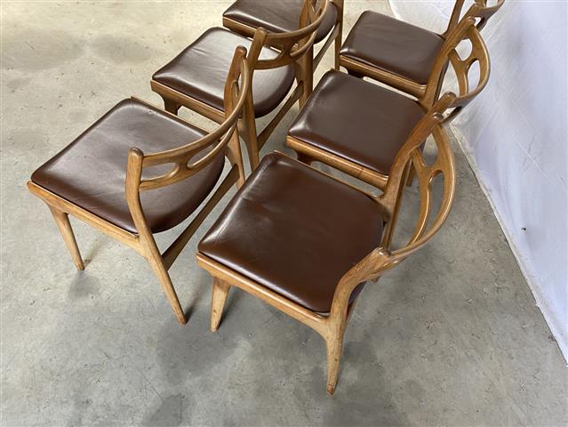Sedie Johannes Andersen design danese vintage anni 50 [j41371]