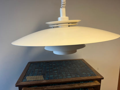 Lampada a sospensione bianca danimarca anni 60/70 | fz10078