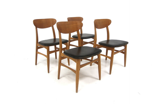4 Sedie design danese vintage anni 50 
