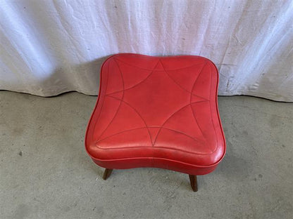 Poggiapiedi vintage design danese anni 50 [jal42853] misure L.48 H.35 P.48