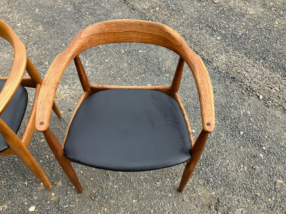 Sedie Arne Wahl-Iversen design danese vintage anni 60 [atk197] misure da richiedere