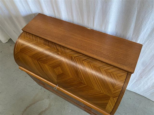 Scrittoio tondo design svedese vintage anni 60 [j44305]