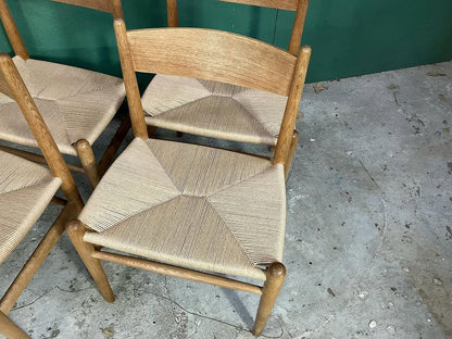 Sedie "Ch36" Hans J Wegner design danese vintage anni 60 [atk201] misure da richiedere