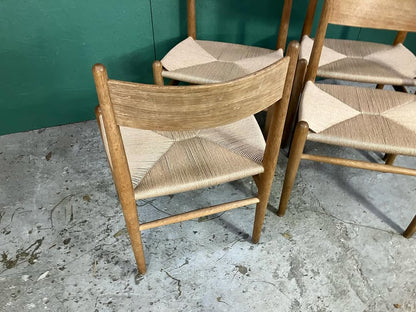 Sedie "Ch36" Hans J Wegner design danese vintage anni 60 [atk201] misure da richiedere