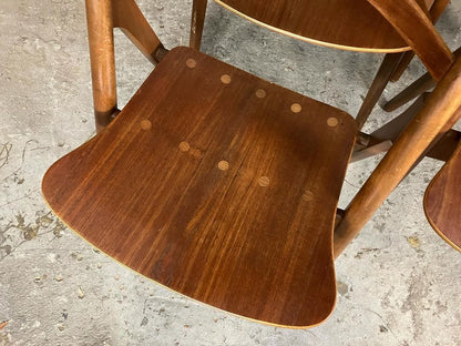 Sedie Hans J. wegner design danese vintage anni 60 [atk152] misure da richiedere