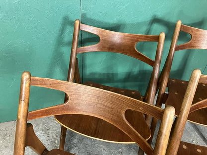 Sedie Hans J. wegner design danese vintage anni 60 [atk152] misure da richiedere