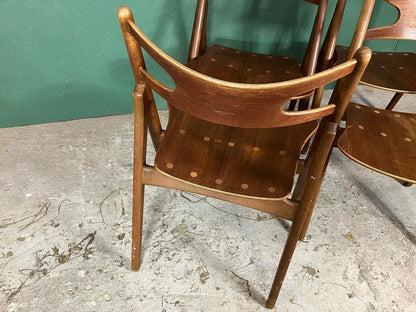 Sedie Hans J. wegner design danese vintage anni 60 [atk152] misure da richiedere