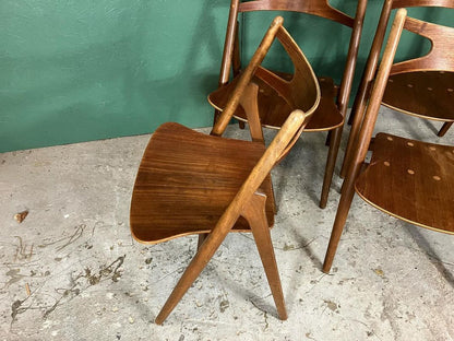 Sedie Hans J. wegner design danese vintage anni 60 [atk152] misure da richiedere