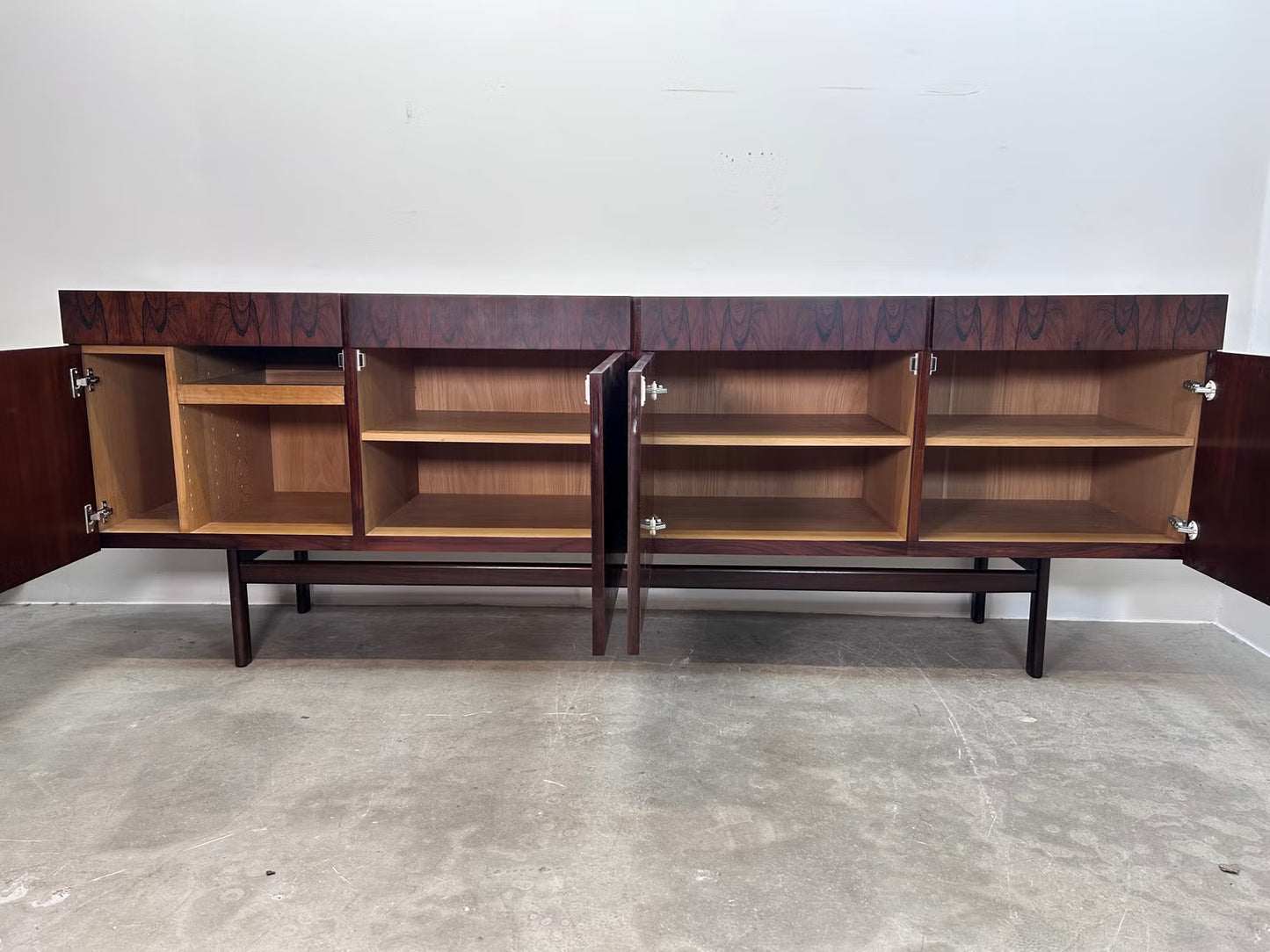 Sideboard 4 ante palissandro vintage danese 240cm | nr10629