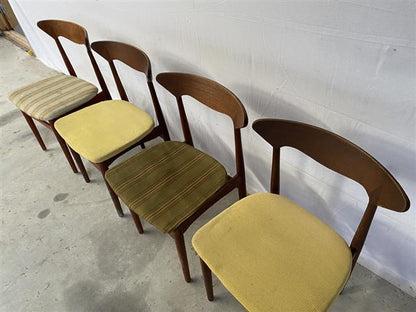 Sedie H.W. Klein vintage design danese anni 60 [j43553] misure da richiedere
