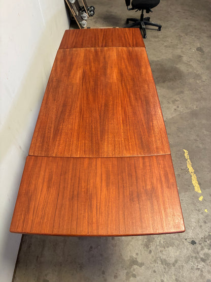 Tavolo rettangolare in teak 115cm danese vintage 1960 | fz10379