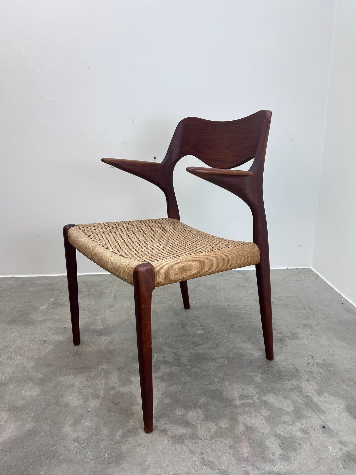 Sedia Model 55 Niels o Møller design danese vintage anni 60 | nr9846