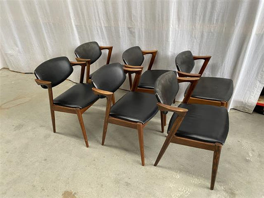 Sedie Kai Kristensen vintage design danese anni 60 [j44193] misure su richiesta