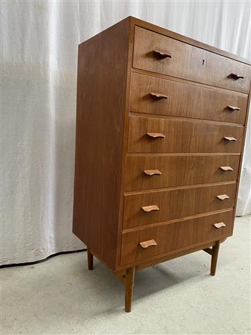 Cassettiera vintage design danese anni 50 [j44319] misure H.106 L.71 P.40