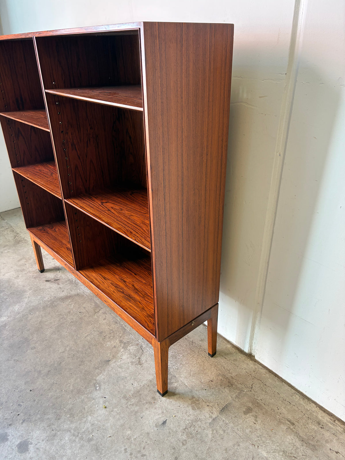 Libreria palissandro 120x130cm design danese vintage anni 60 | fz10613