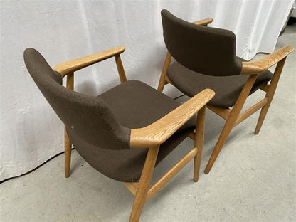 Sedie Svend Aage Eriksen per Glostrup Møbelfabrik vintage design danese anni 60 [j42631] misure L.63 H.79 P.50