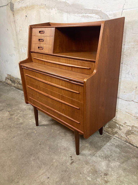 Scrittoio toletta design danese vintage anni 50 [ck1426]