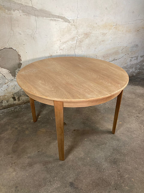 Tavolo rotondo vintage design danese anni 50 [ck1146]
