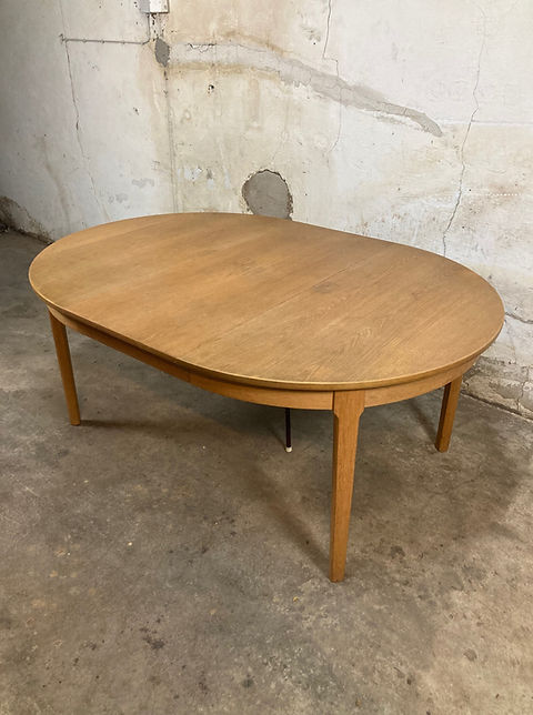Tavolo rotondo vintage design danese anni 50 [ck1425]