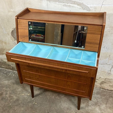 Scrittoio toletta design danese vintage anni 50 [ck1426]