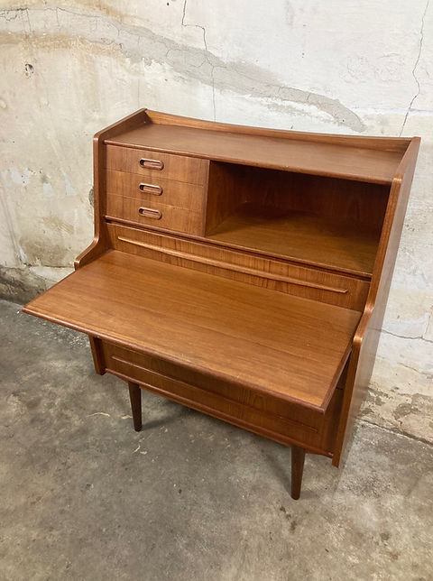 Scrittoio toletta design danese vintage anni 50 [ck1426]
