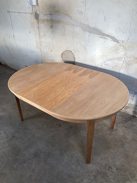 Tavolo rotondo vintage design danese anni 50 [ck1146]