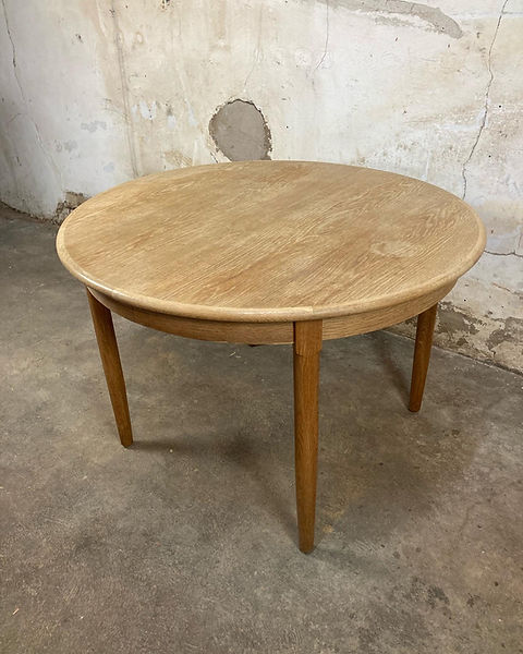 Tavolo rotondo vintage design danese anni 50 [ck1145]
