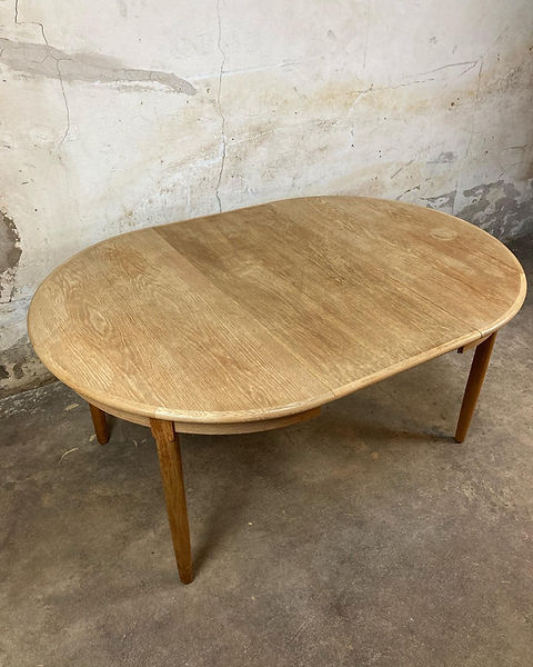 Tavolo rotondo vintage design danese anni 50 [ck1145]