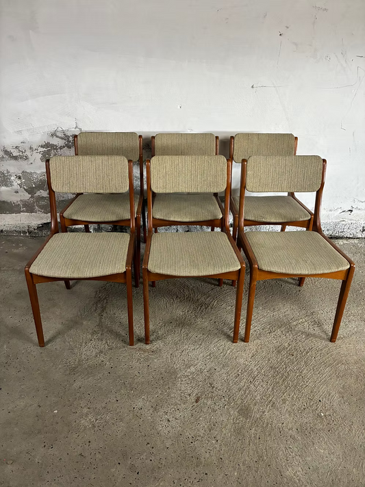 Set 6 sedie teak design danese vintage | ck2328