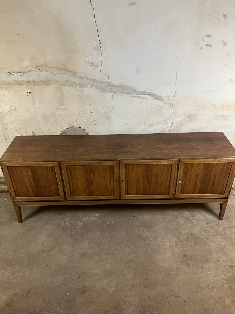 Sideboard palissandro Severin Hansen design danese vintage anni 50 [ck1871] misure L.210 H.78 P.46