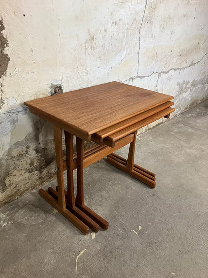 Tavolini tris design svedese vintage anni 50 [ck1973] misure da richiedere