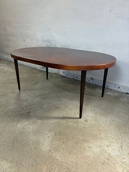 Tavolo tondo Kai Kristiansen palissandro design danese vintage 1960 | ck2545